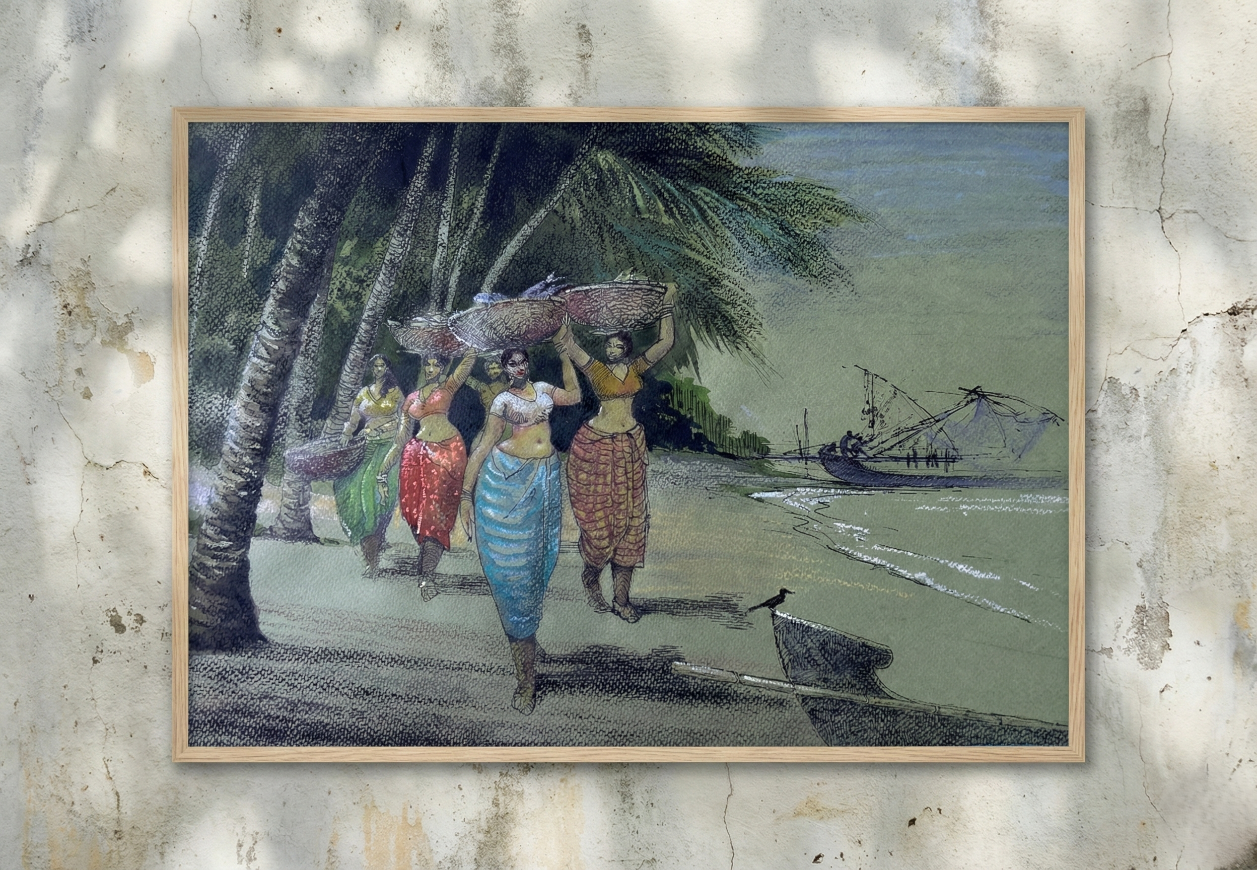 Fisher Women Carrying Fish — Shared Weight