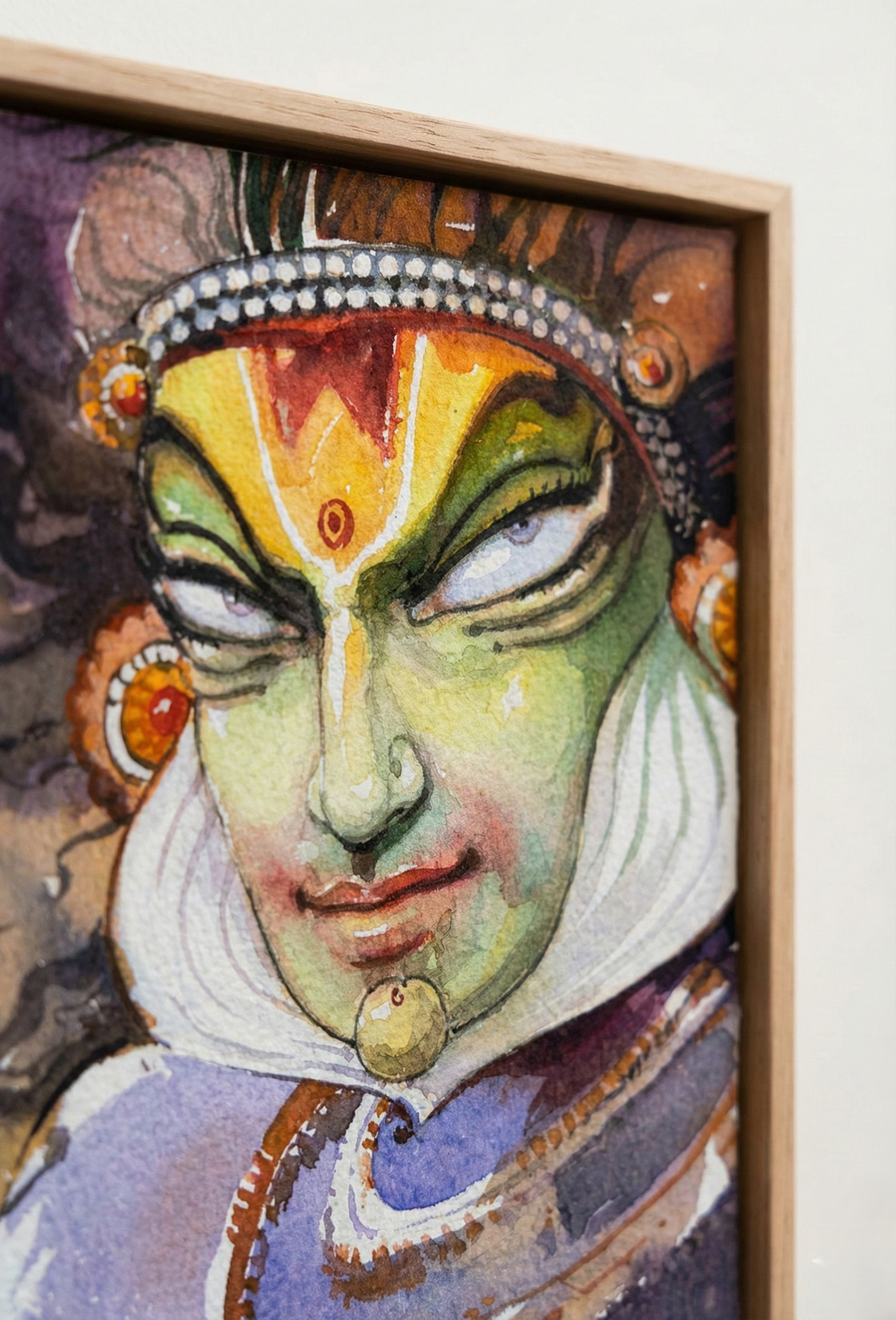 Krishna as Kathakali