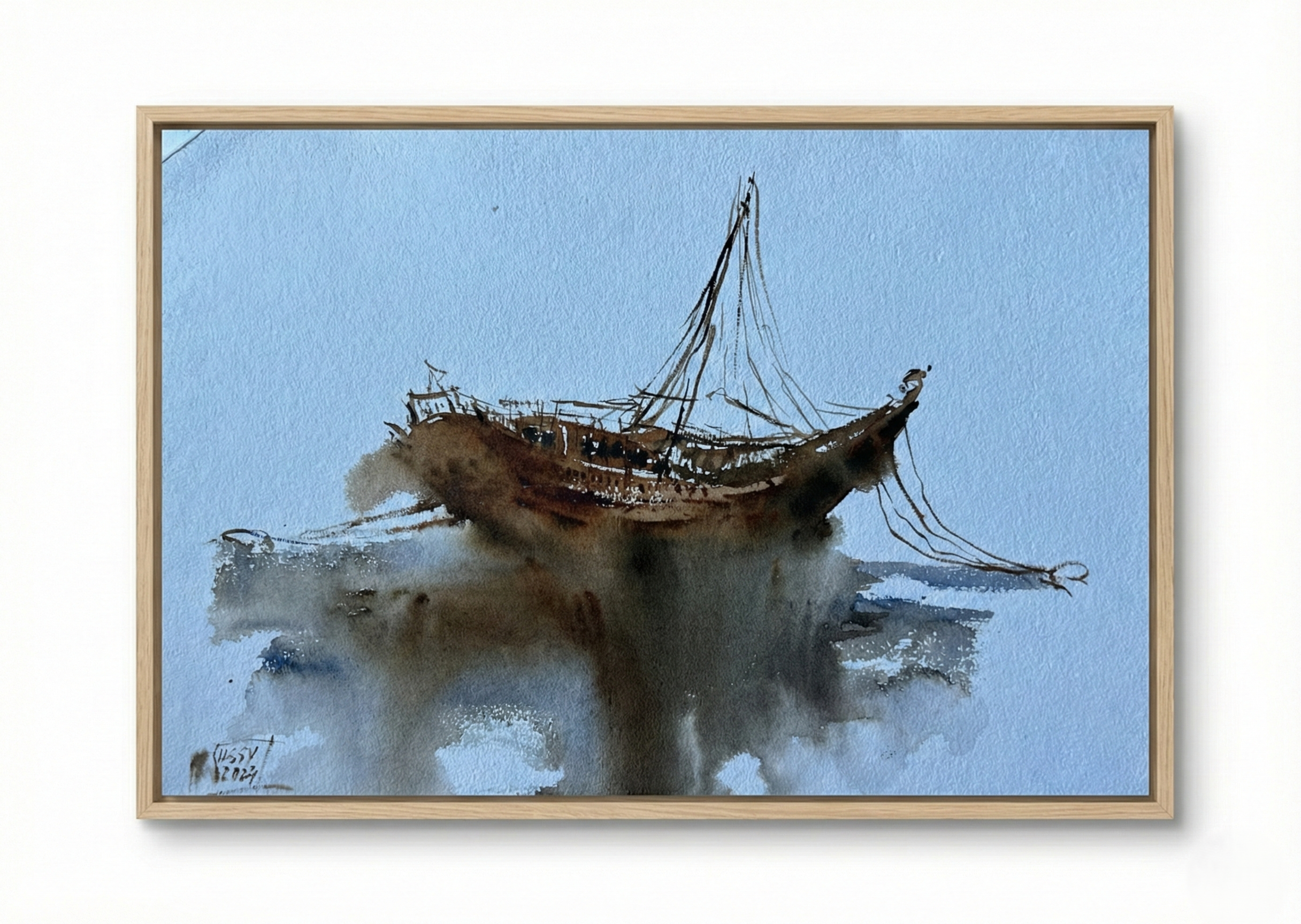 The Waiting Vessel — Held in Still Water